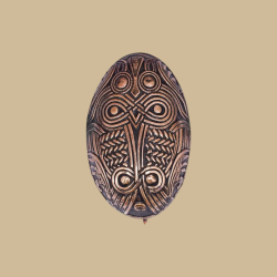 Broche tortue en bronze...