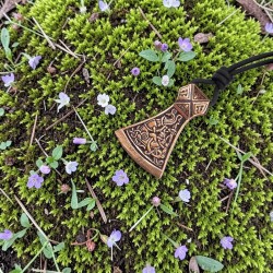 Bronze Viking axe pendant
