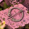 Viking brooch bronze fibula