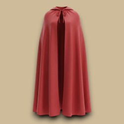 Red cotton cape