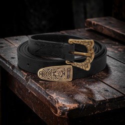 Black Viking Belt