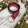 Ceinture anneau simple Bordeaux