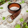 Brown fancy belt
