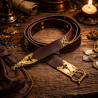 Brown medieval belt