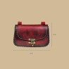 Red leather pouch