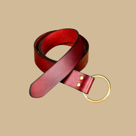 Ceinture anneau simple Bordeaux