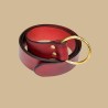 Ceinture anneau simple Bordeaux
