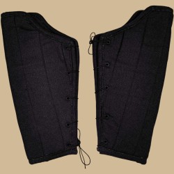 Protections de tibias noire