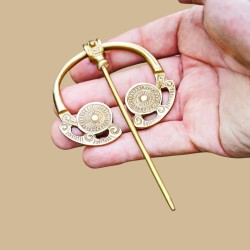 Fibule celte ou viking laiton