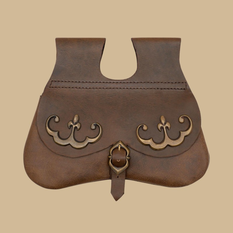 Bourse cuir Déco XVème