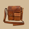 Brown leather bag