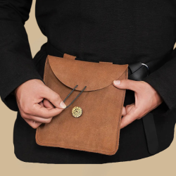 Grande pochette marron...