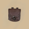 Sacoche médiévale bouton corne